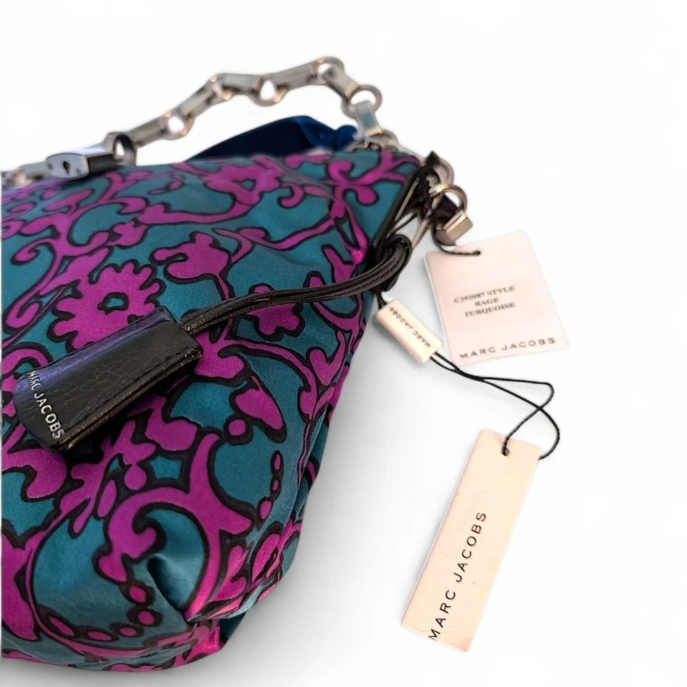 Marc Jacobs Collection Cement Style Shoulder Bag – Rose Turquoise – NWT